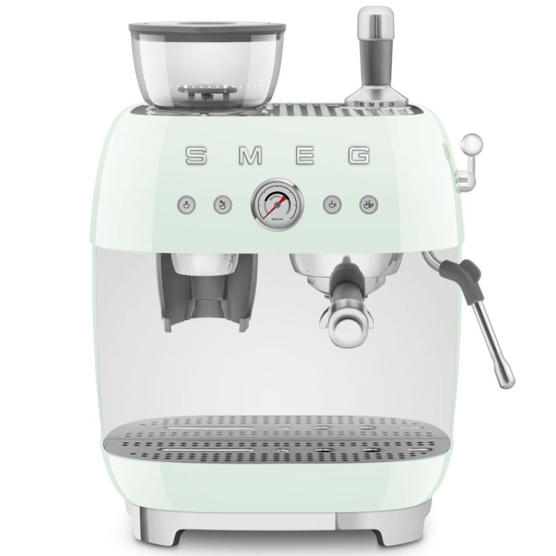 اسپرسوساز با آسیاب اسمگ SMEG مدل EGF03 سبز پاستیلی
