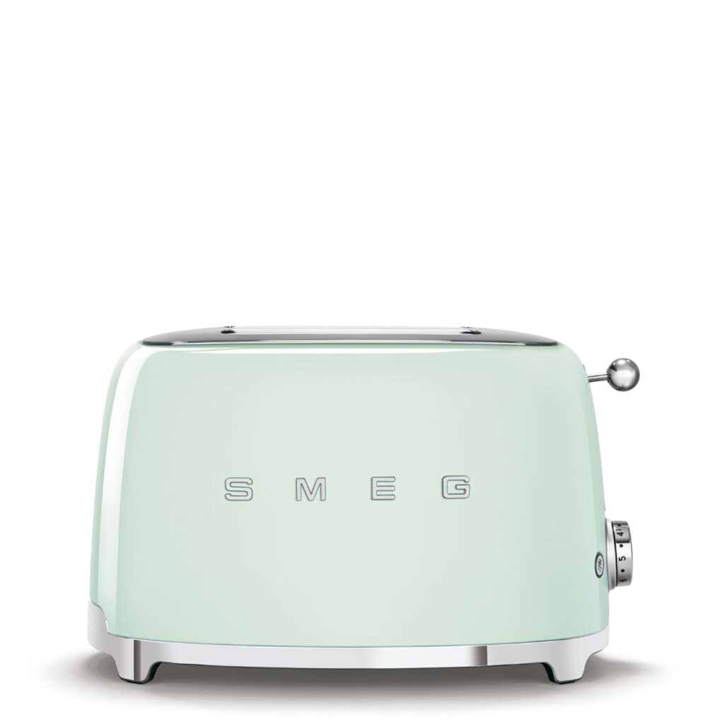 توستر 2 اسلایس کوچک اسمگ SMEG مدل TSF01 سبز پاستیلی