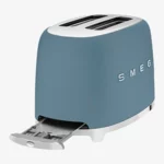 توستر کوچک آبی مات اسمگ SMEG Matte blue