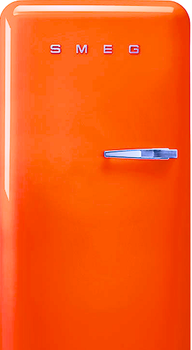 smeg-refrigrator-orange image