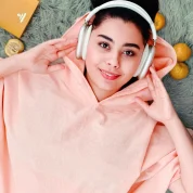 حوله تنپوش نخی کلاه دار موآی