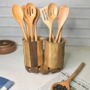 استند با کفگیر ملاقه چوبارو ELP01