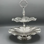 استند دو طبقه موج دار سیلور کویین آن کد 6375