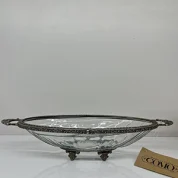 ظرف میوه خوری بیضی سیلور کومو COMO کد 14101