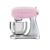 همزن کاسه دار اسمگ SMEG پایه استیل مدل صورتی