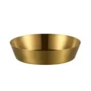 پیاله آجیل کوچک استیل طلایی گلد کیش GOLD KISH مدل 194-3